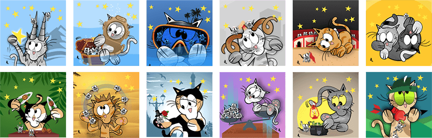 Astrokatzen Übersicht