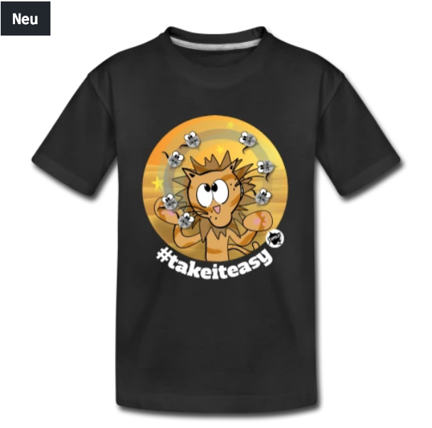 Tshirt takeiteasy von schmieze.com
